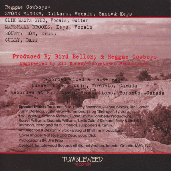 Reggae Cowboys : Tell The Truth (CD, Album, RE)