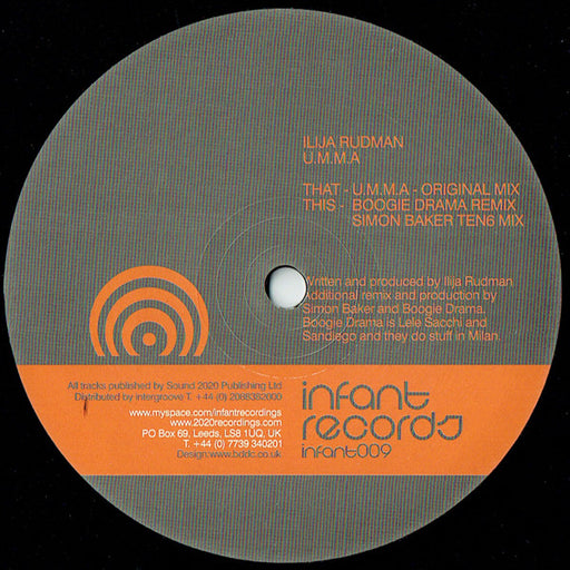 Ilija Rudman : U.M.M.A (12")