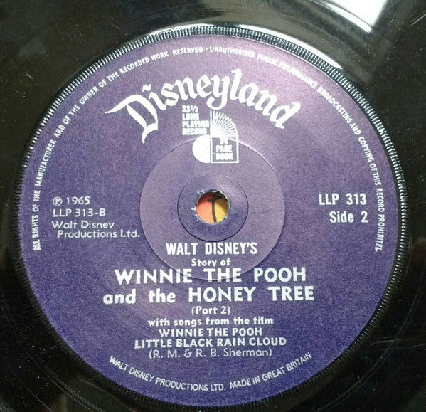 Jean Aubrey : Story Of Winnie The Pooh And The Honey Tree (7", RP)