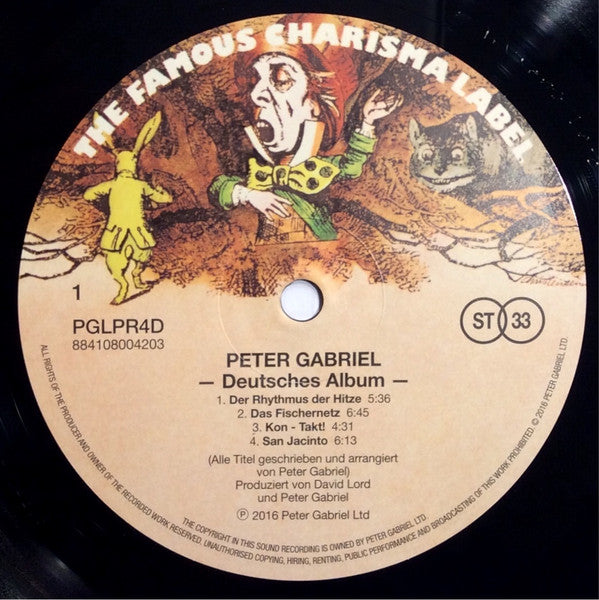 Peter Gabriel : Deutsches Album (LP, Album, RE, RM, 180)