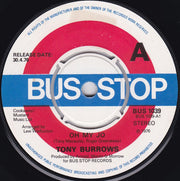 Tony Burrows : Oh My Jo / Girl You've Got Me Going (7", Promo)