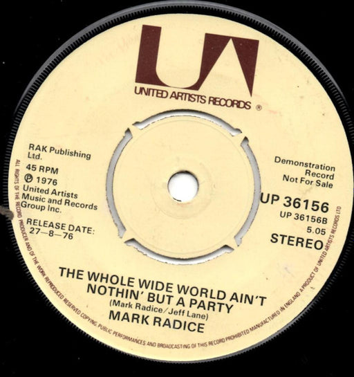 Mark Radice : Monkey See, Monkey Do (7", Promo)