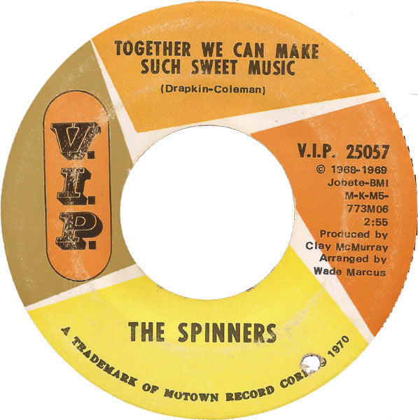 Spinners : It's A Shame  (7", Single, ARP)