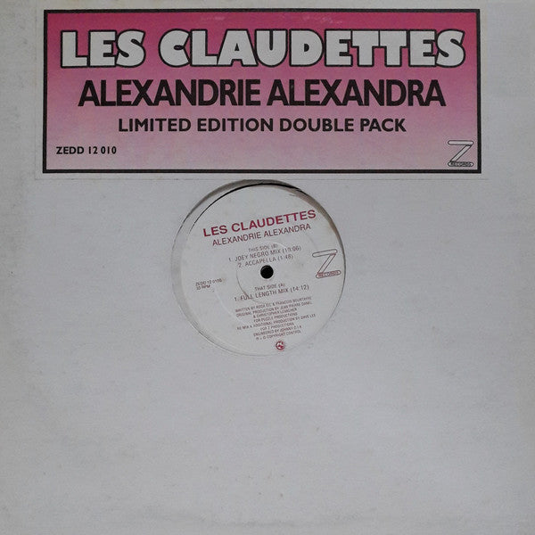 Les Claudettes* : Alexandrie Alexandra (2x12", Ltd)