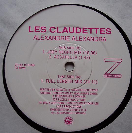 Les Claudettes* : Alexandrie Alexandra (2x12", Ltd)