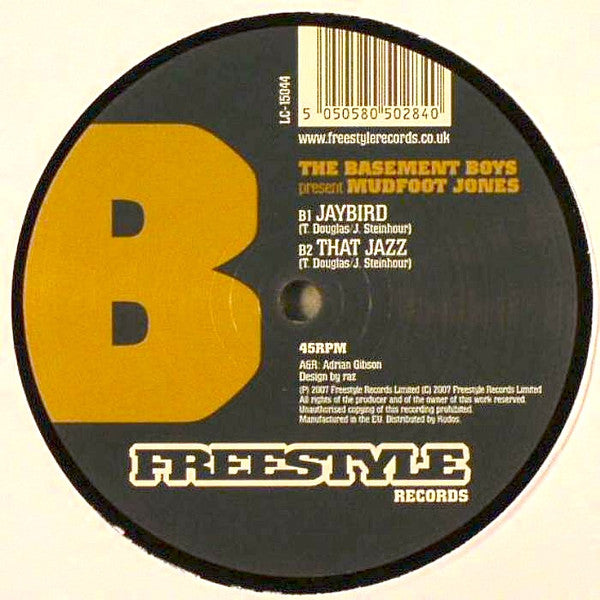 The Basement Boys Present Mudfoot Jones : Never Seen It Comin (12")