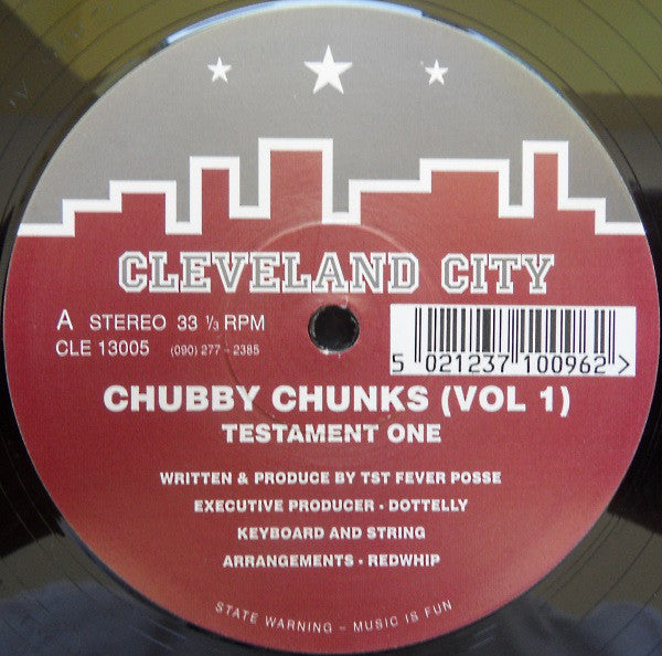Chubby Chunks : Chubby Chunks (Vol 1) (12")