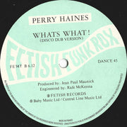 Perry Haines : Whats Funk? (12", Single)