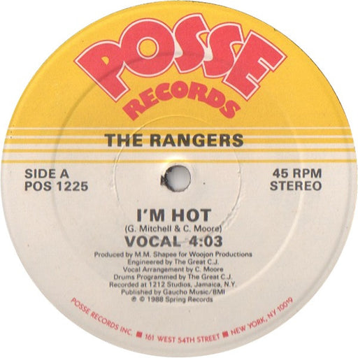 The Rangers : I'm Hot (12")