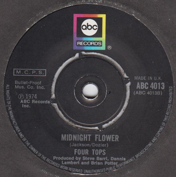 Four Tops : The Well Is Dry (7", Single, Pus)