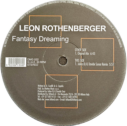 Leon Rothenberger : Fantasy Dreaming (12")