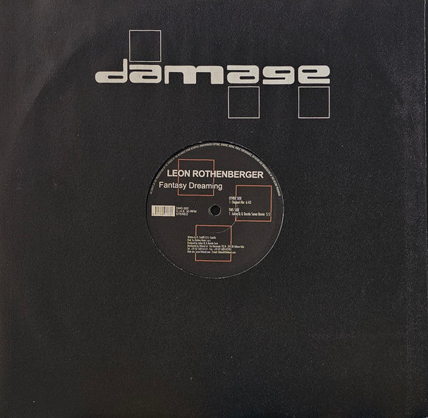 Leon Rothenberger : Fantasy Dreaming (12")