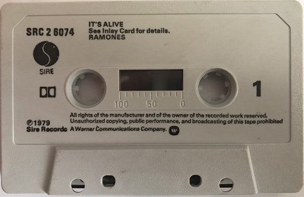 Ramones : It's Alive (Cass, Album)