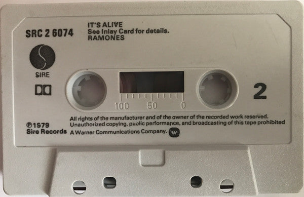 Ramones : It's Alive (Cass, Album)