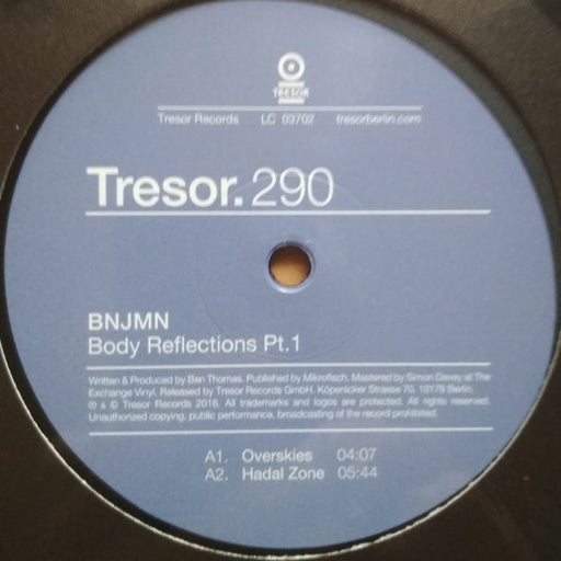 Bnjmn : Body Reflections Pt.1 (12", EP)