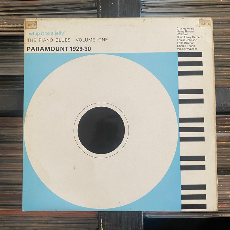 Various - 'Whip It To A Jelly' : Paramount 1929-30 - Vinyl LP 10.11.23