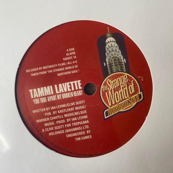 Tammi Lavette - You Tore Apart My Broken Heart - 7" Vinyl. This is a product listing from Released Records Leeds, specialists in new, rare & preloved vinyl records.