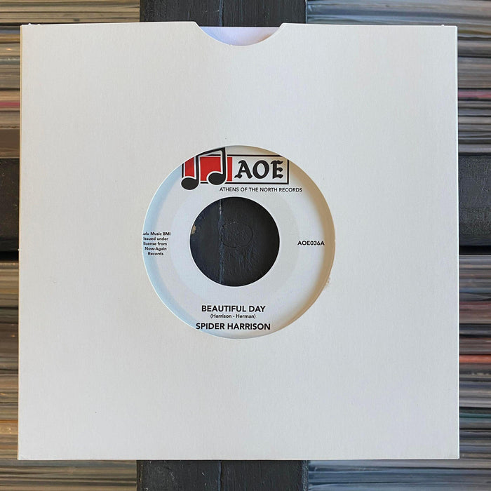 Spider Harrison - Beautiful Day - 7" Vinyl. This is a product listing from Released Records Leeds, specialists in new, rare & preloved vinyl records.