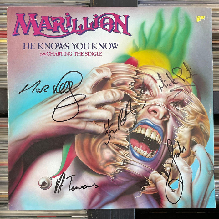 Marillion - He Knows You Know - (Signed by Full Band) 12" Vinyl - Released Records