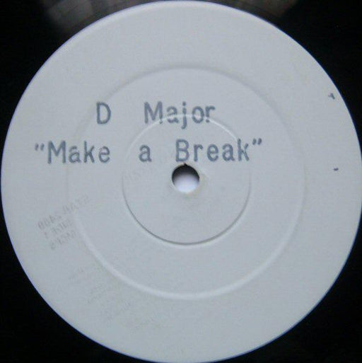 D Major - Make A Break  - 12" Vinyl promo. This is a product listing from Released Records Leeds, specialists in new, rare & preloved vinyl records.