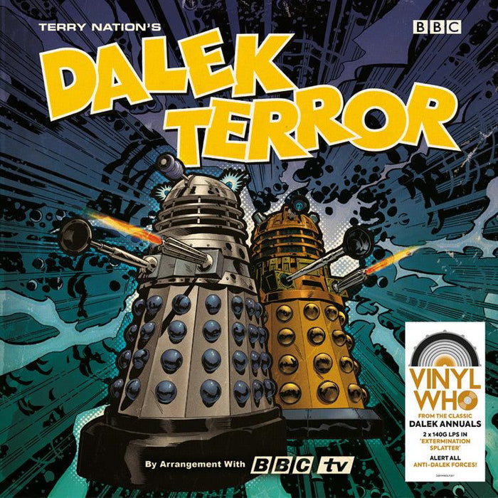 Doctor Who - Darlek Terror - Vinyl LP 140g Splatter Vinyl. This is a product listing from Released Records Leeds, specialists in new, rare & preloved vinyl records.