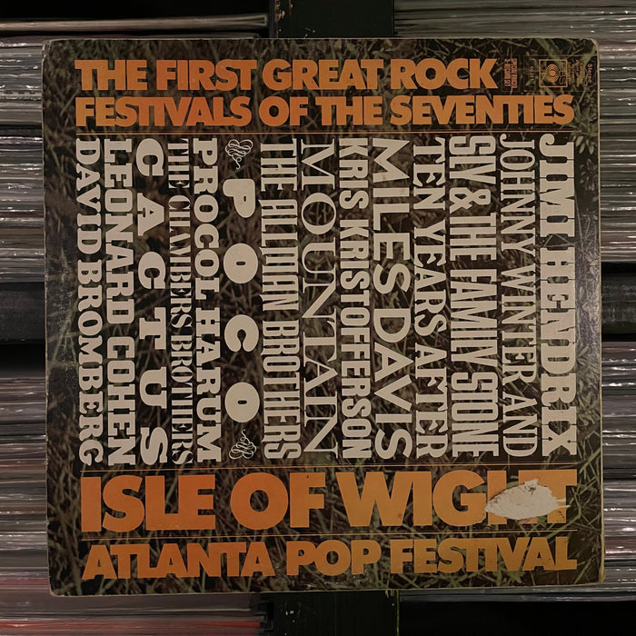 Various - The First Great Rock Festivals Of The Seventies - Isle Of Wight / Atlanta Pop Festival - 3 x Vinyl LP 18.11.23