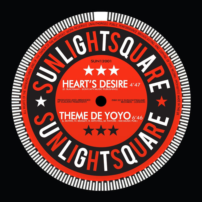 Sunlightsquare - Heart's Desire / Theme De Yoyo. This is a product listing from Released Records Leeds, specialists in new, rare & preloved vinyl records.