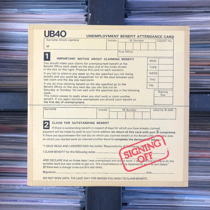 UB40 - Signing Off - LP + 12" Vinyl - Released Records