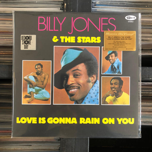 Billy Jones & The Stars – Love Is Gonna Rain On You - Vinyl LP 21.07.22. This is a product listing from Released Records Leeds, specialists in new, rare & preloved vinyl records.
