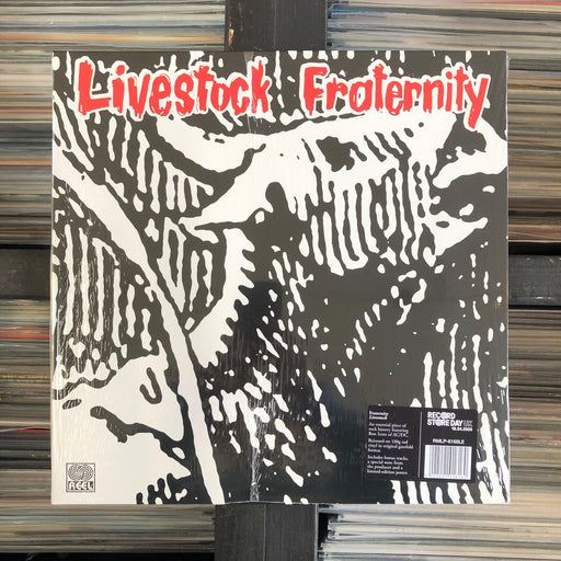 Fraternity - Livestock - Vinyl LP 17.08.22 (Red). This is a product listing from Released Records Leeds, specialists in new, rare & preloved vinyl records.