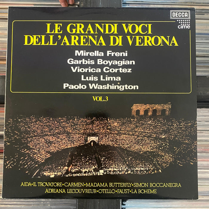 Mirella Freni, Garbis Boyagian, Viorica Cortez, Luis Lima, Paolo Washington - Le Grandi Voci Dell'Arena Di Verona Vol. 3 - Vinyl LP - Released Records