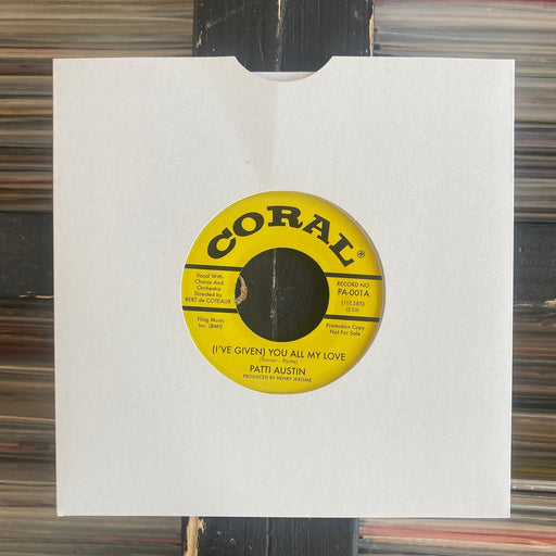 Patti Austin - Someone's Gonna Cry - 7" Vinyl 09.08.23. This is a product listing from Released Records Leeds, specialists in new, rare & preloved vinyl records.