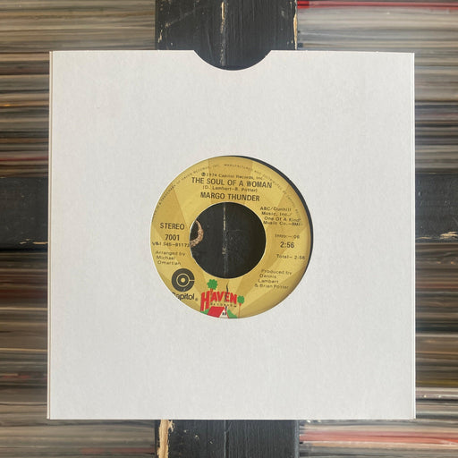 Margo Thunder - The Soul Of A Woman - 7" Vinyl 09.08.23. This is a product listing from Released Records Leeds, specialists in new, rare & preloved vinyl records.