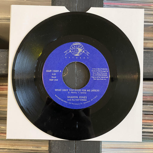 Sharon Jones & The Dap-Kings - What Have You Done For Me Lately - 7" Vinyl. This is a product listing from Released Records Leeds, specialists in new, rare & preloved vinyl records.
