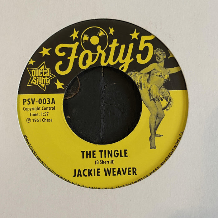 Jackie Weaver / Tawny Williams - The Tingle / Pretty Little Words - 7" Vinyl. This is a product listing from Released Records Leeds, specialists in new, rare & preloved vinyl records.
