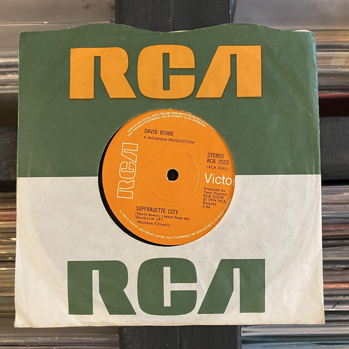 David Bowie - Young Americans - 7" Vinyl. This is a product listing from Released Records Leeds, specialists in new, rare & preloved vinyl records.