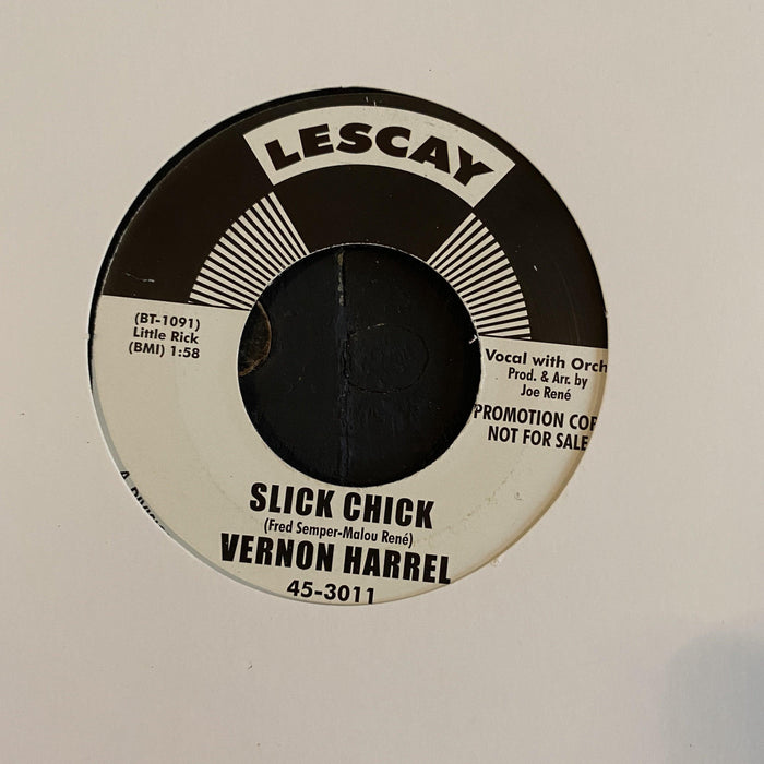 Vernon Harrel / Dean Barlow - Slick Chick / Third Window From The Right - 7" Vinyl. This is a product listing from Released Records Leeds, specialists in new, rare & preloved vinyl records.