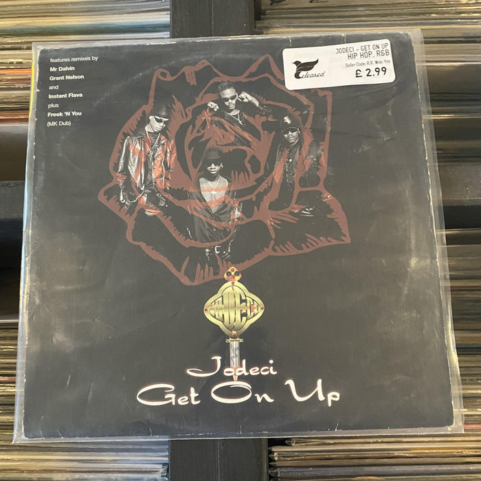 Jodeci - Get On Up - 12" Vinyl. This is a product listing from Released Records Leeds, specialists in new, rare & preloved vinyl records.