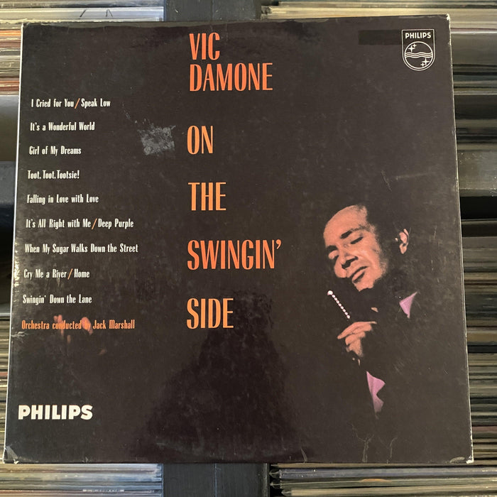 Vic Damone - On The Swingin' Side - Vinyl LP. This is a product listing from Released Records Leeds, specialists in new, rare & preloved vinyl records.