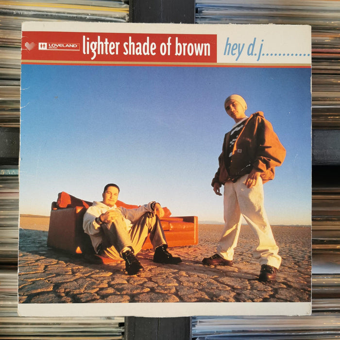 Lighter Shade Of Brown - Hey D.J - 12" Vinyl. This is a product listing from Released Records Leeds, specialists in new, rare & preloved vinyl records.