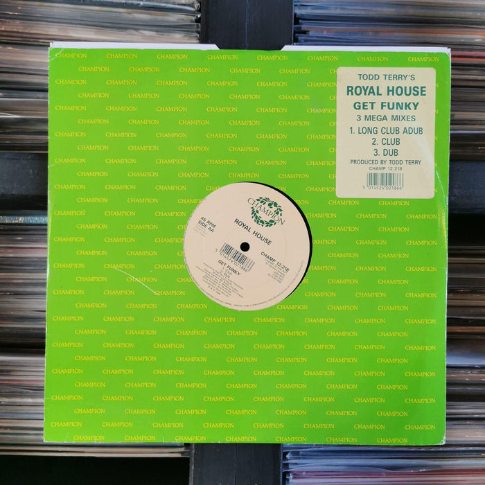 Royal House - Get Funky - 12" Vinyl Hand. This is a product listing from Released Records Leeds, specialists in new, rare & preloved vinyl records.