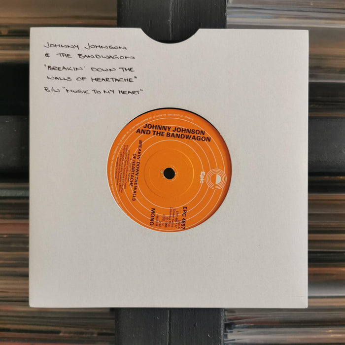 Johnny Johnson & The Bandwagon - Breakin' Down The Walls Of Heartache - 7" 2nd Hand. This is a product listing from Released Records Leeds, specialists in new, rare & preloved vinyl records.