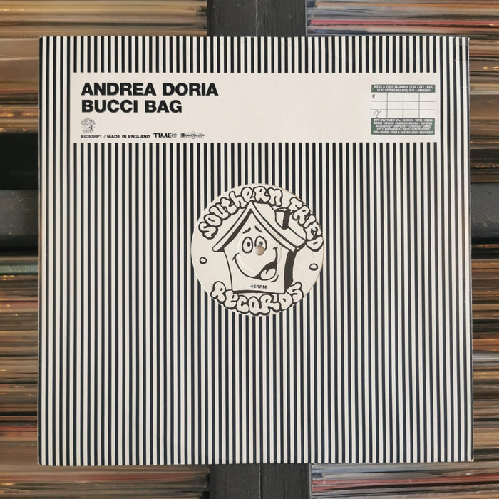 Andrea Doria – Bucci Bag - 12" Vinyl. This is a product listing from Released Records Leeds, specialists in new, rare & preloved vinyl records.