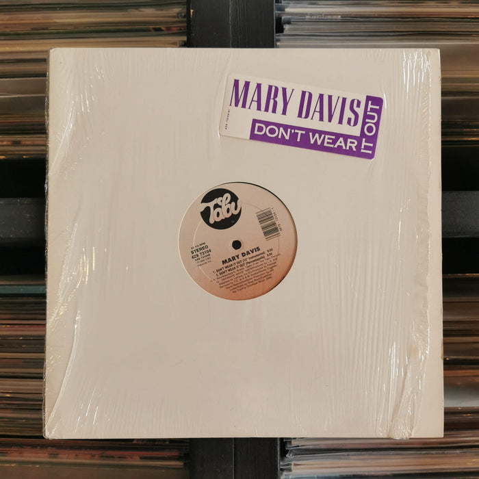 Mary Davis - Don't Wear It Out - 12" Vinyl. This is a product listing from Released Records Leeds, specialists in new, rare & preloved vinyl records.