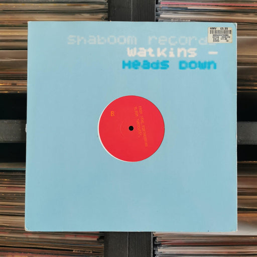 Watkins - Heads Down - 12" Vinyl. This is a product listing from Released Records Leeds, specialists in new, rare & preloved vinyl records.