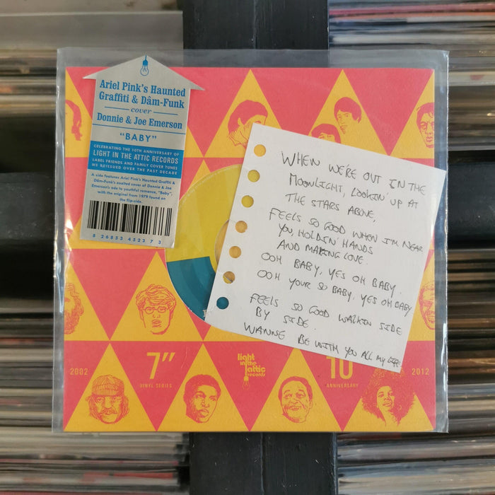 Ariel Pink's Haunted Graffiti & Dam-Funk - Baby - 7" Vinyl. This is a product listing from Released Records Leeds, specialists in new, rare & preloved vinyl records.