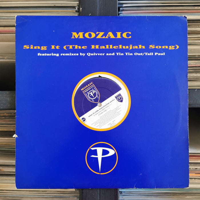 Mozaic - Sing It (The Hallelujah Song) - 12" Vinyl. This is a product listing from Released Records Leeds, specialists in new, rare & preloved vinyl records.