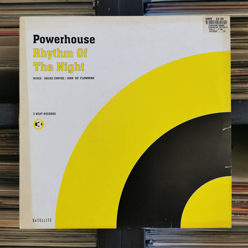 Powerhouse - Rhythm Of The Night - 12" Vinyl. This is a product listing from Released Records Leeds, specialists in new, rare & preloved vinyl records.