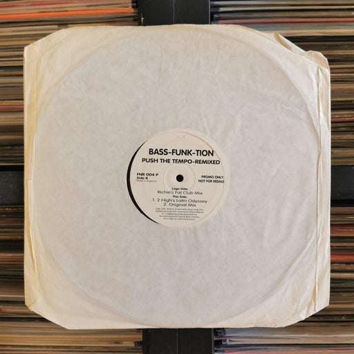 Bass-Funk-Tion - Push The Tempo - 12" Vinyl. This is a product listing from Released Records Leeds, specialists in new, rare & preloved vinyl records.