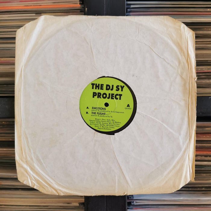 The DJ Sy Project - Emotions / The Flight - 12". This is a product listing from Released Records Leeds, specialists in new, rare & preloved vinyl records.